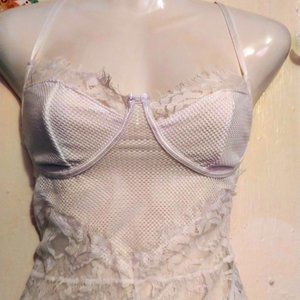 Mesh, Lace and Sheer (L) Teddy Lingerie Bodysuit - NWOT